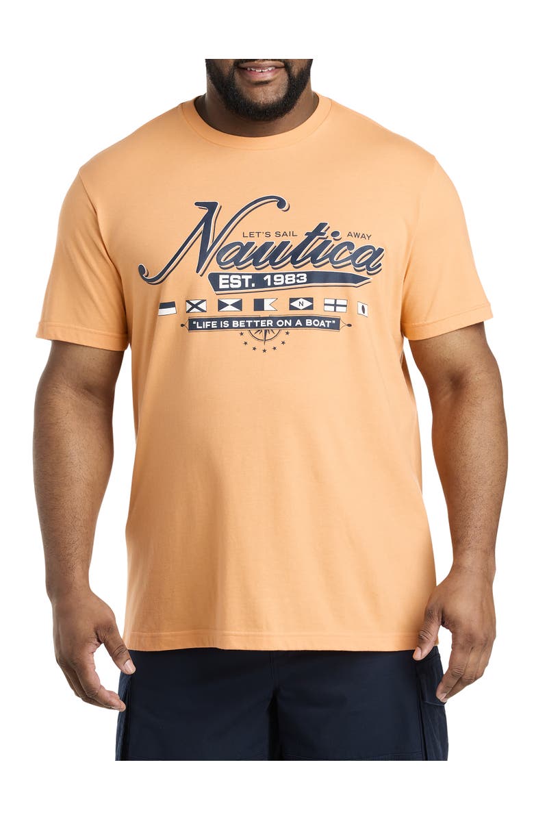 Nautica Big & Tall Sail Away Graphic Tee, Main, color,
