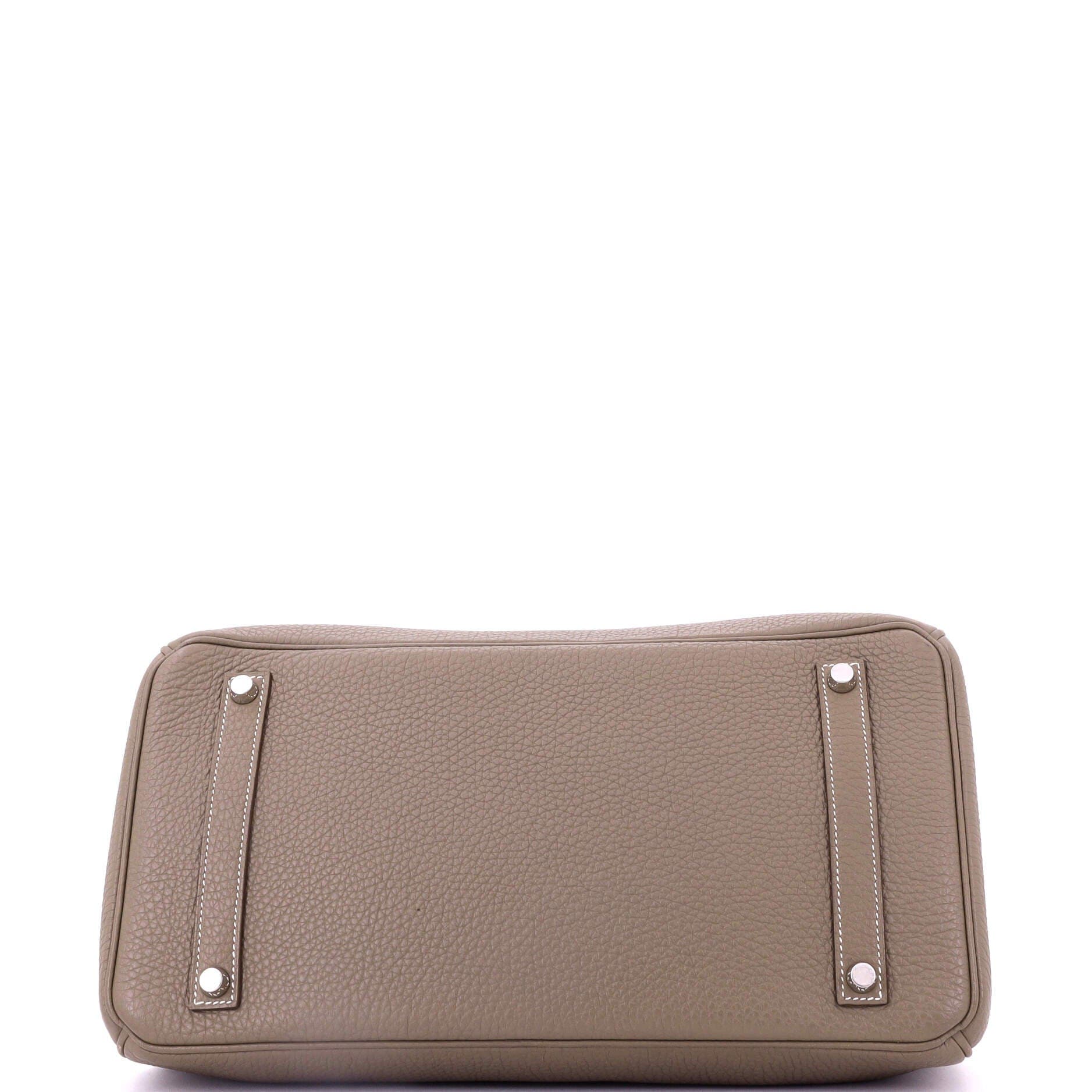 Pre-Owned Hermes Birkin Handbag Grey Togo with Palladium Hardware 35, Alternate, color, 