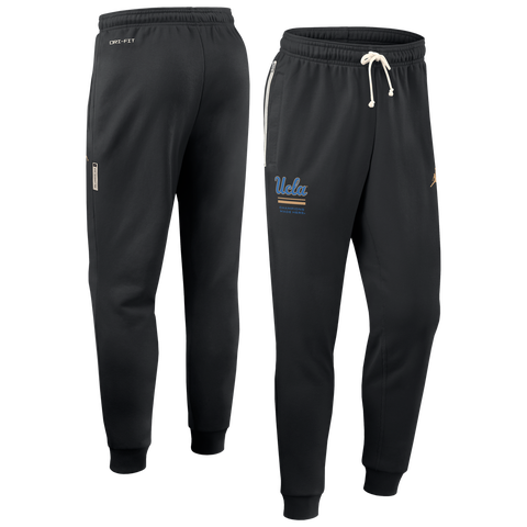 Men's Jordan Brand Black UCLA Bruins 2026 Sideline Standard Issue Dri-FIT Taper Pants