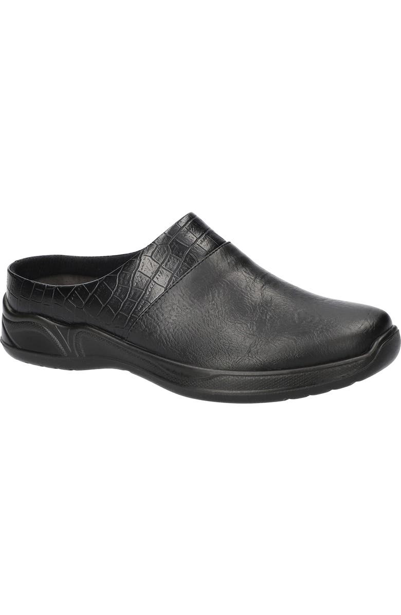 EASY STREET Janalee Clog, Main, color, Black-Croco