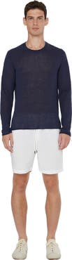 Onia Kevin Crewneck Linen Sweater