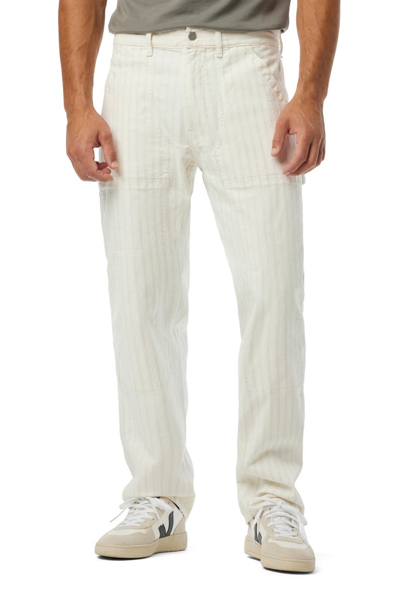 Jax Stripe Stretch Utility Pants, Main, color, HICKORY STRIPE