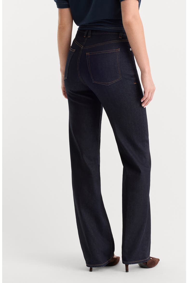 Good True High Waist Straight Leg Jeans, Alternate, color, RINSE