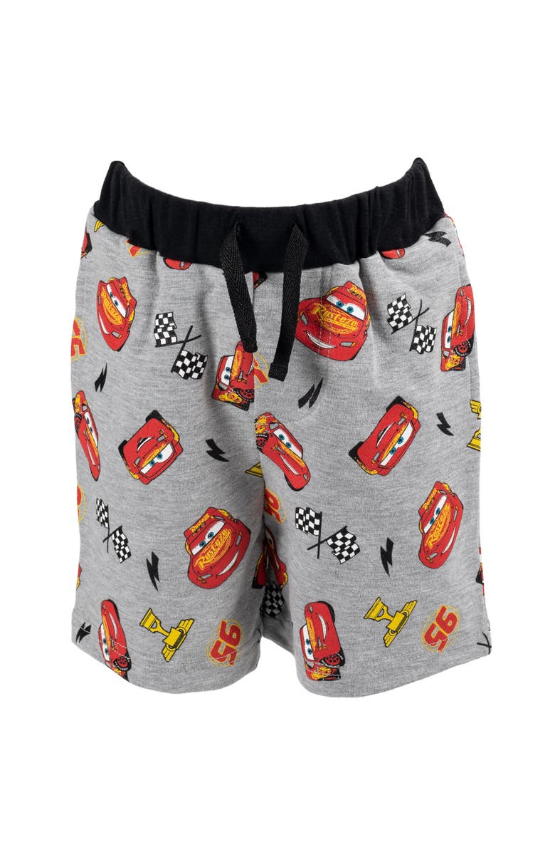 Disney Cars Lightning McQueen 2-Piece T-Shirt and Shorts Set, Alternate, color, Mcqueen Red Grey