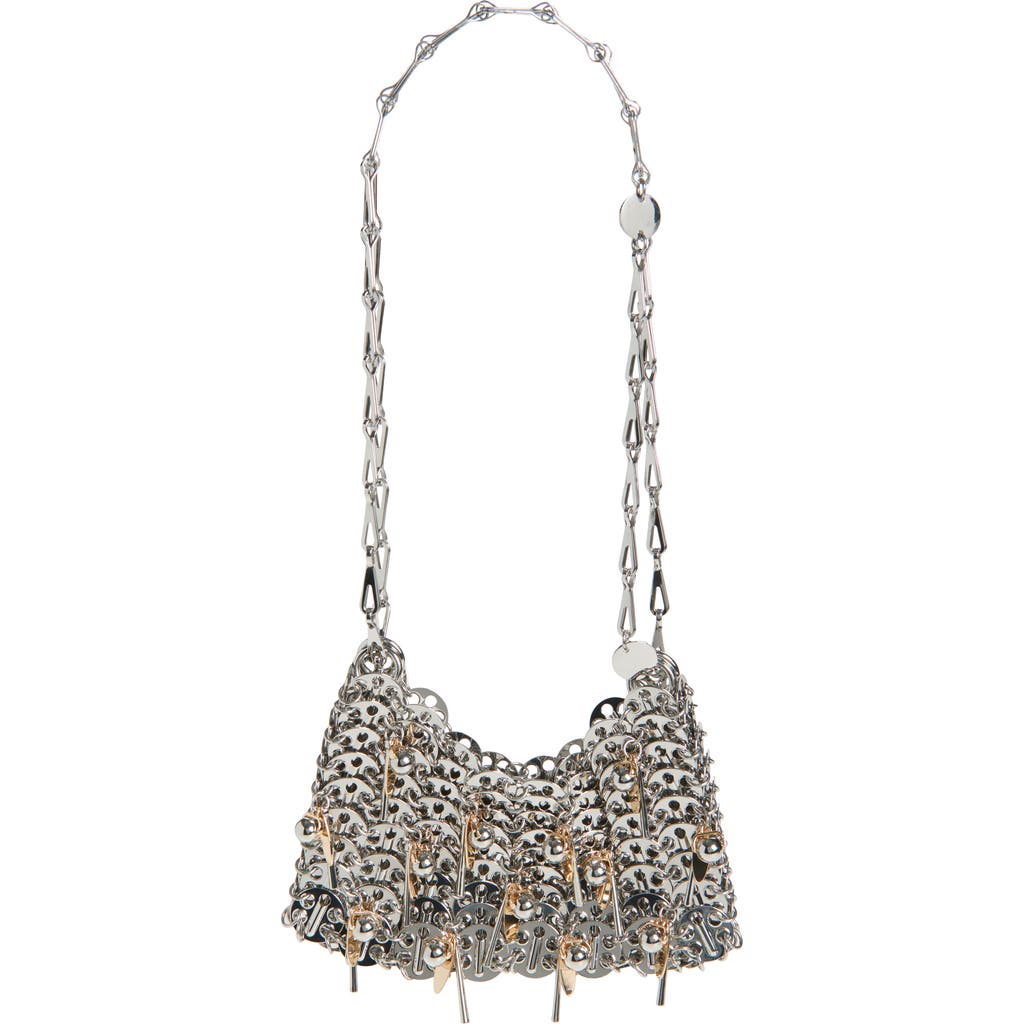 Rabanne 1969 Sphere Embellished Shoulder Bag in Silver  product