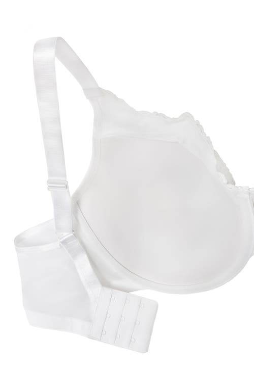 CURVY COUTURE CURVY COUTURE SHEER WHISPER PLUNGE UNDERWIRE T-SHIRT BRA