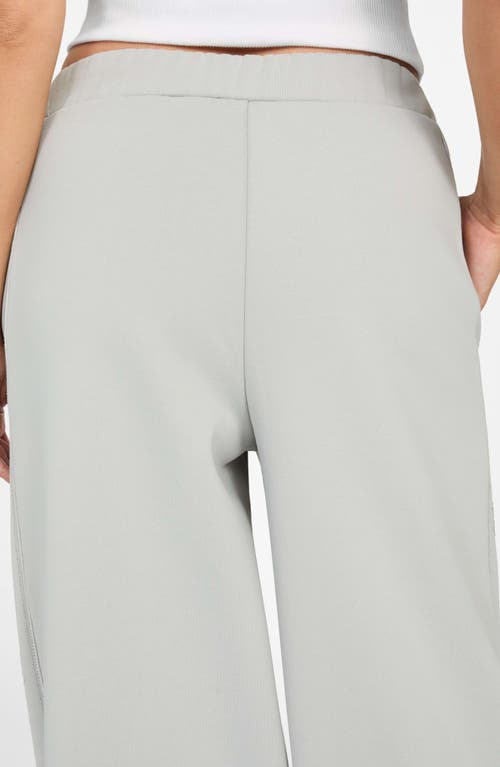 Guess Octavia Wide Leg Sweatpants In Gray