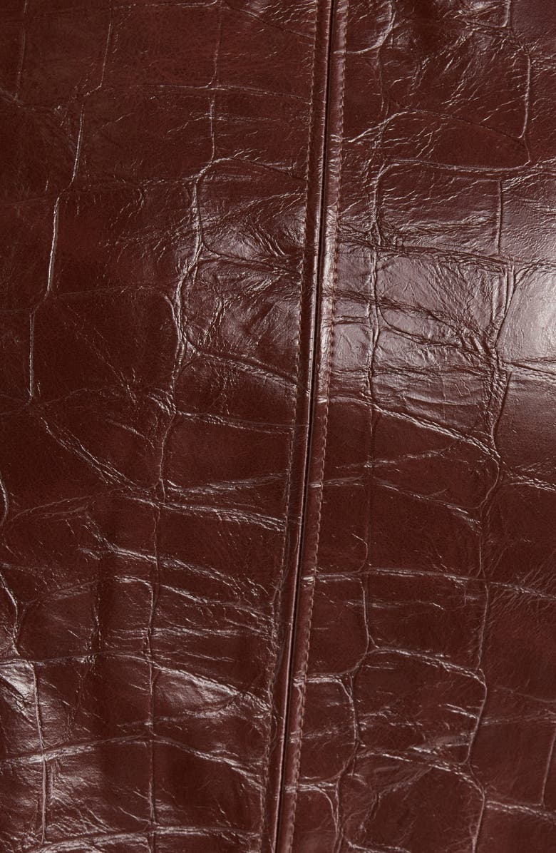 ASTR the Label Savana Faux Leather Miniskirt, Alternate, color, Brown