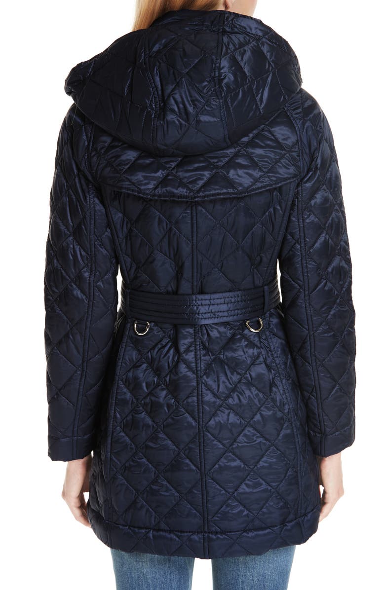 Burberry Baughton 18 Quilted Coat, Alternate, color, 