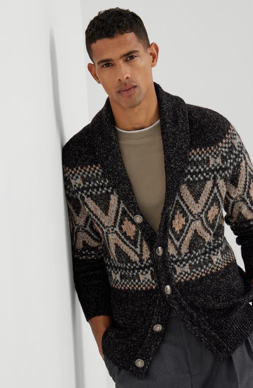 Brunello Cucinelli Cotton Jersey Crew Neck T-shirt With Faux-layering Clothing In Brown