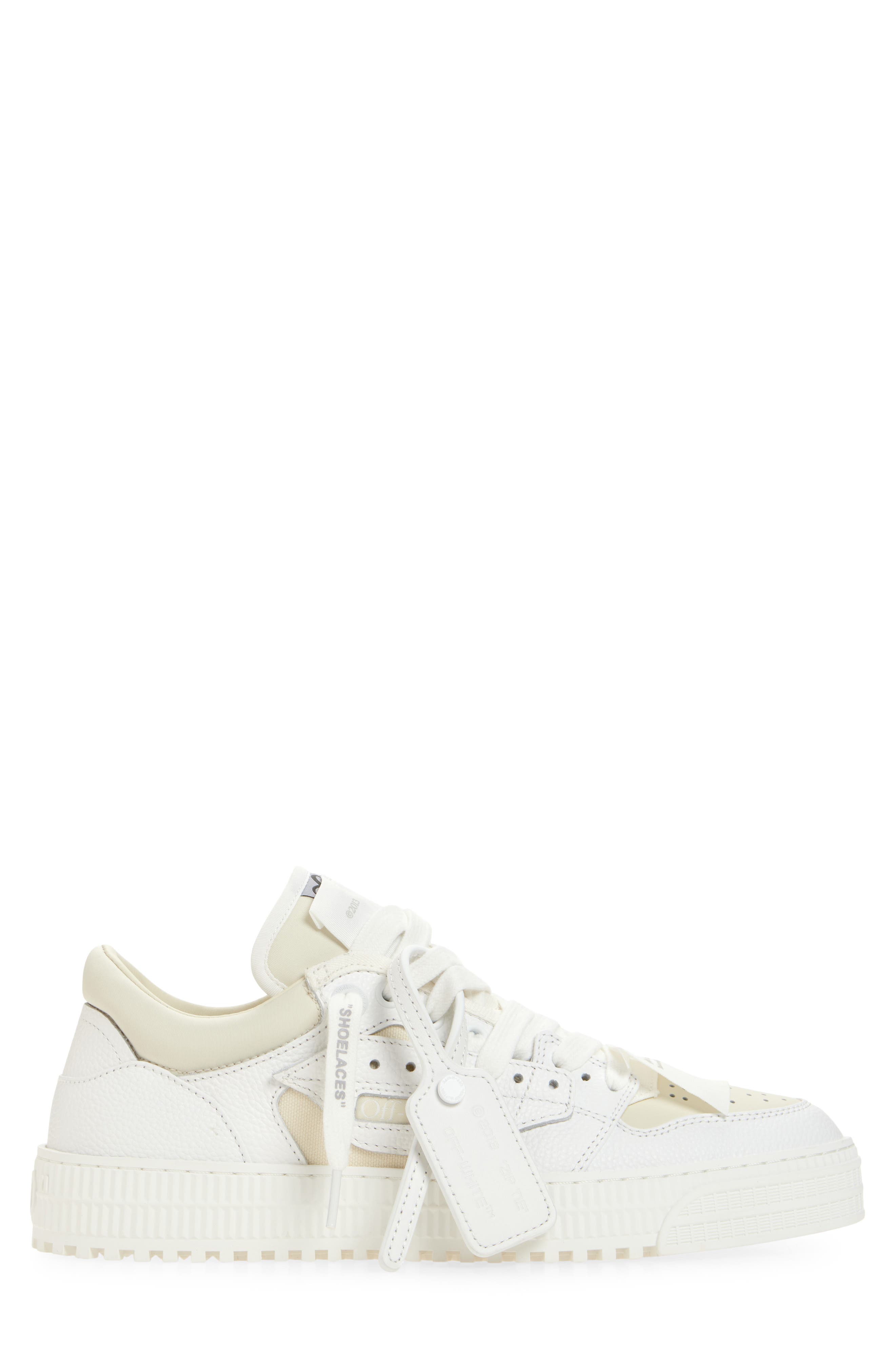 Off-White Low 3.0 Off Court Sneaker, Alternate, color, White - Ivory