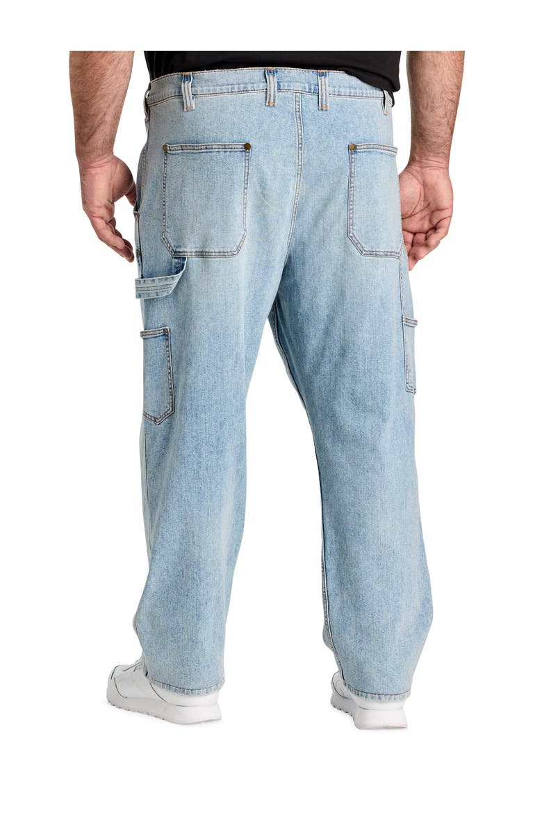 Big & Tall Utility Carpenter Pants, Alternate, color, WASHED UTILITY