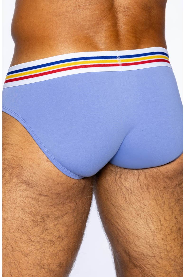 Stretch Cotton Briefs, Alternate, color, PURPLE