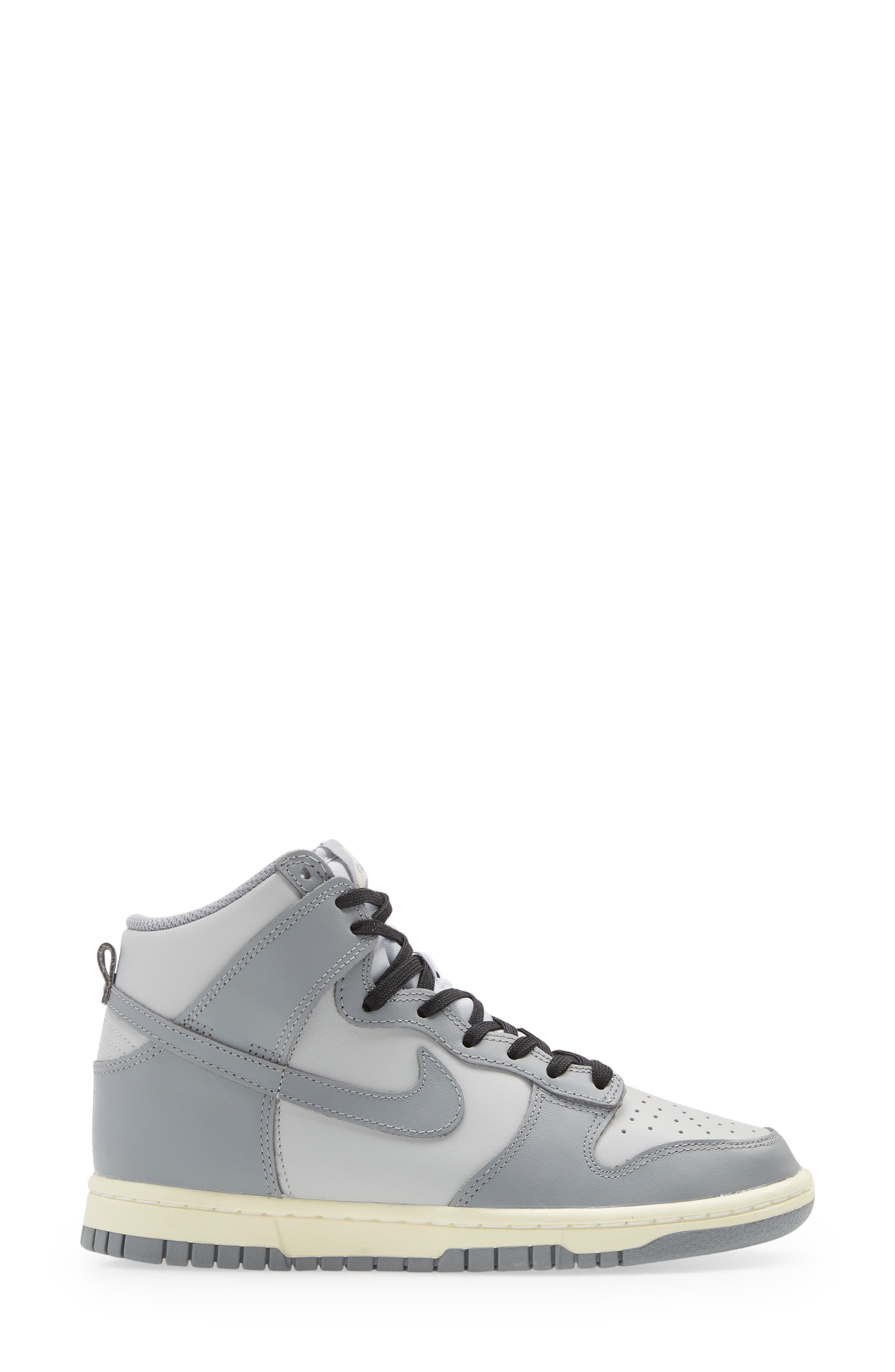 Dunk High Basketball Sneaker, Alternate, color, GREY FOG/ PARTICLE GREY