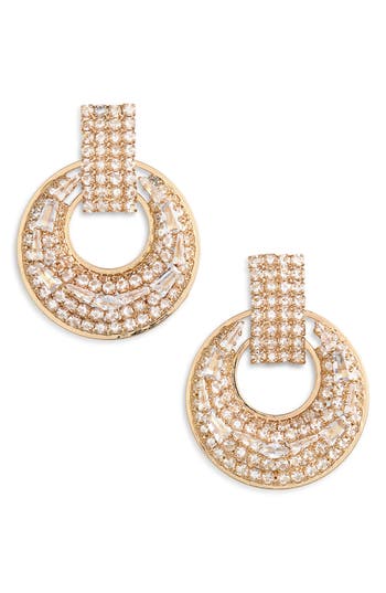 Tasha Door Knocker Earrings In Neutral
