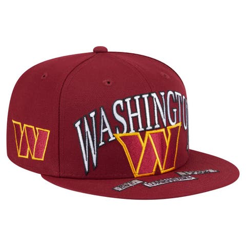 Men's New Era Burgundy Washington Commanders  Oversized 59FIFTY Fitted Hat