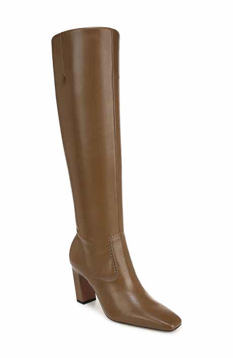 Franco Sarto Bowman Snakeskin Embossed Knee High Boot