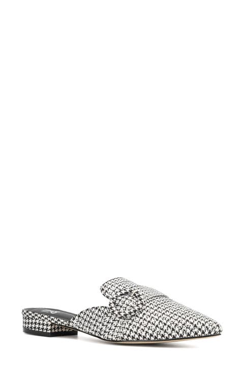 Olga Houndstooth Mule (Women)