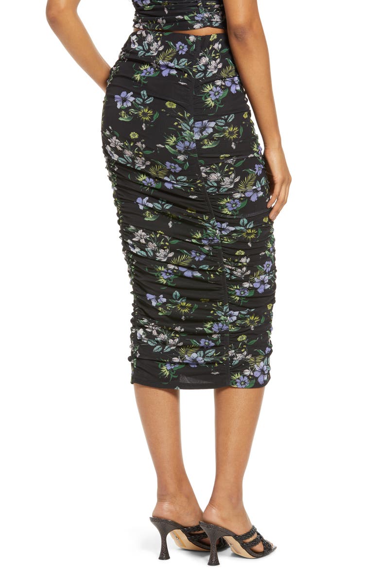 AFRM Venice Ruched Skirt, Alternate, color,
