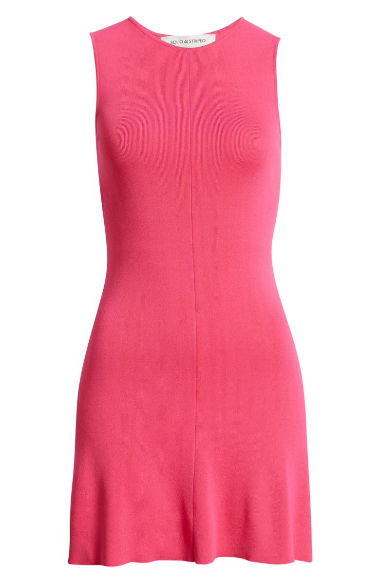 Solid & Striped The Lucerne Sleeveless Knit Minidress, Alternate, color, Paradise Pink