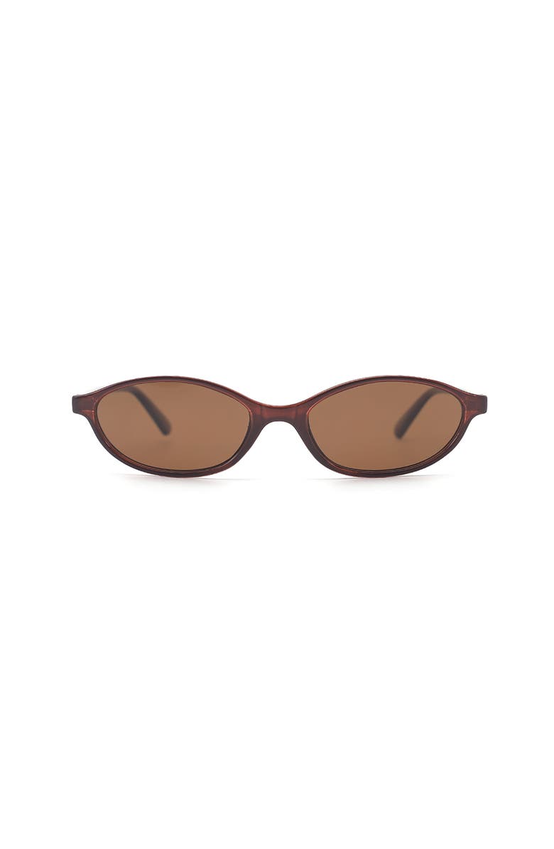 Sad Eyewear Celeste Sunglasses, Main, color, Tobacco