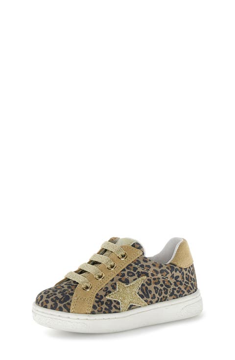 Kids' Pinn Zip Leather Sneaker