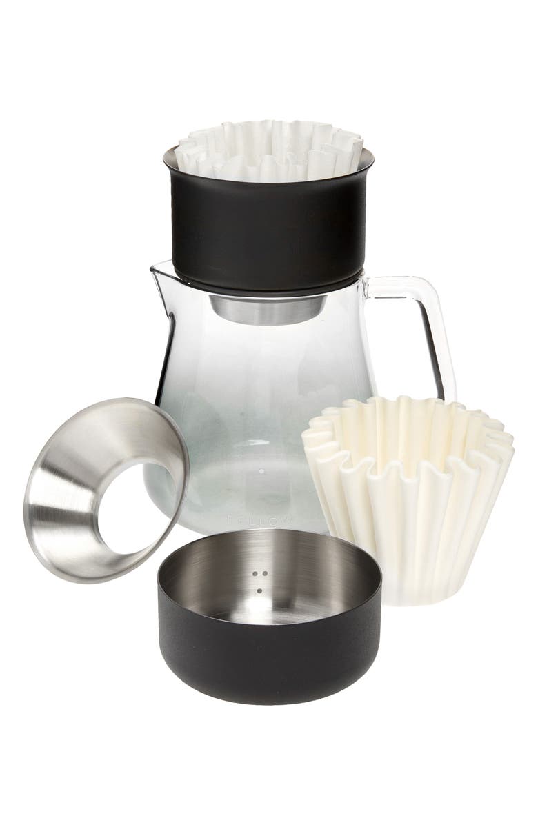 Fellow Mighty Stagg [X] Pour Over Set, Alternate, color, Matte Black