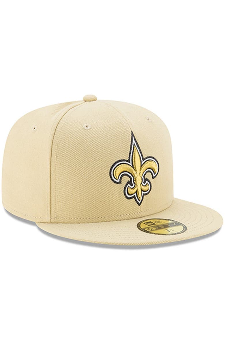 New Era Men's New Era Gold New Orleans Saints Omaha 59FIFTY Hat, Alternate, color, 