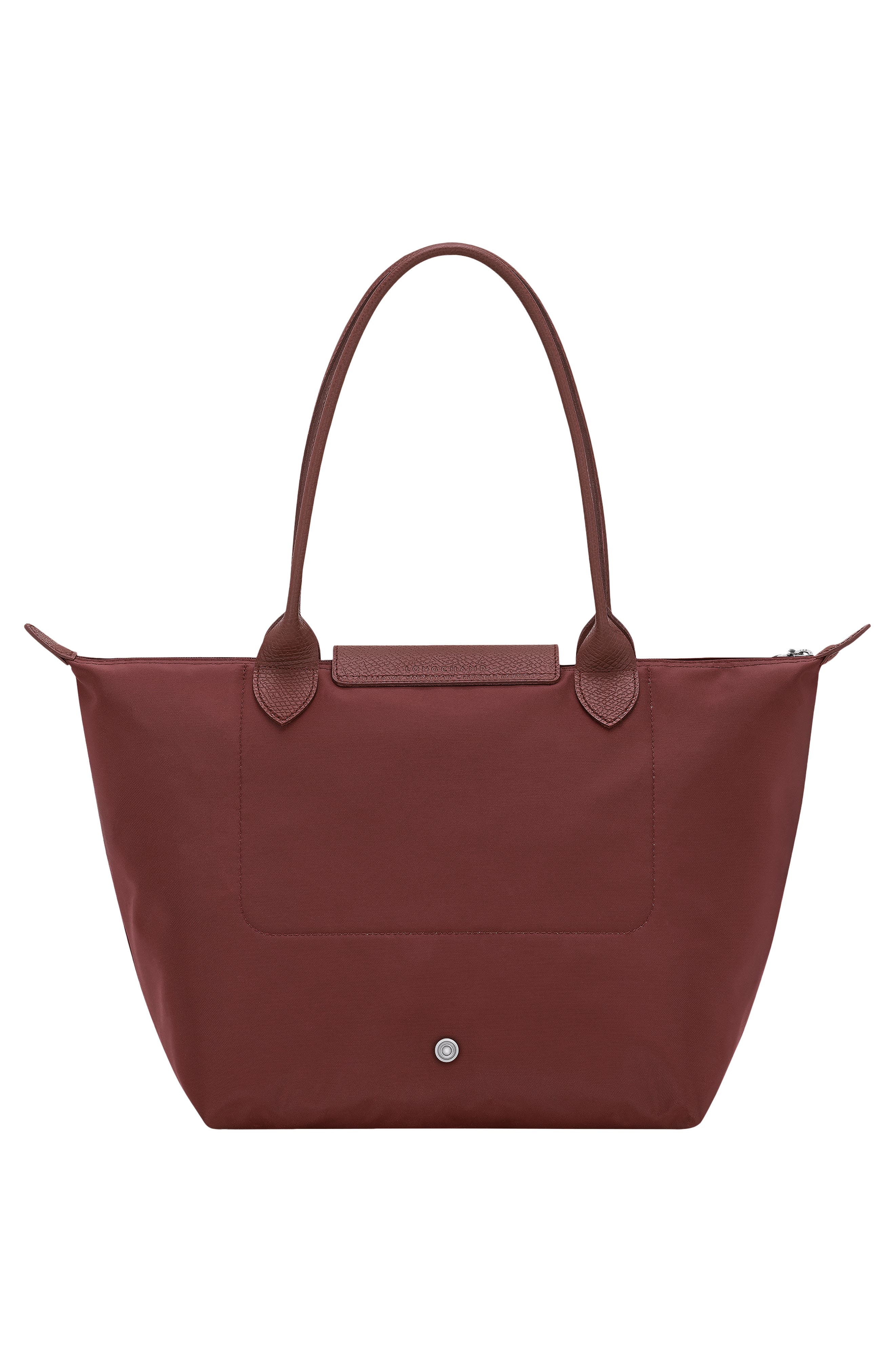 Longchamp Medium Le Pliage One Nylon Shoulder Tote, Alternate, color, Burgundy