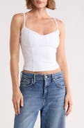 Good American Super Stretch Jersey Bustier Camisole