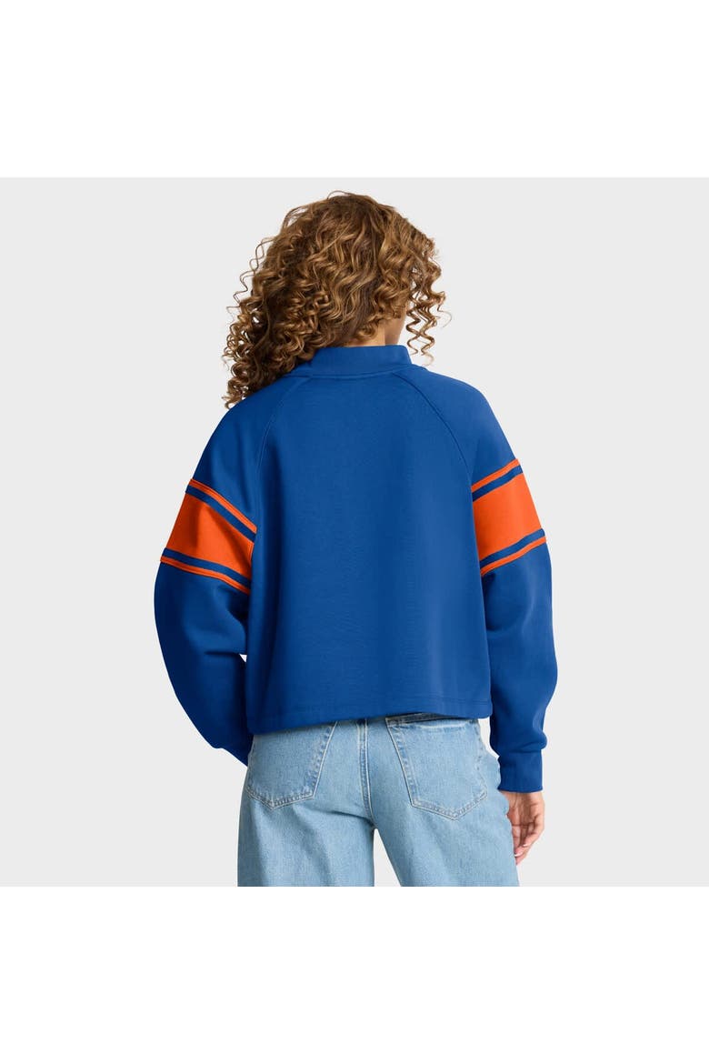 Women's Fanatics Royal Florida Gators Oversized Hometown Premium Punt Coverage Raglan Pullover Sweatshirt, Alternate, color, Royal