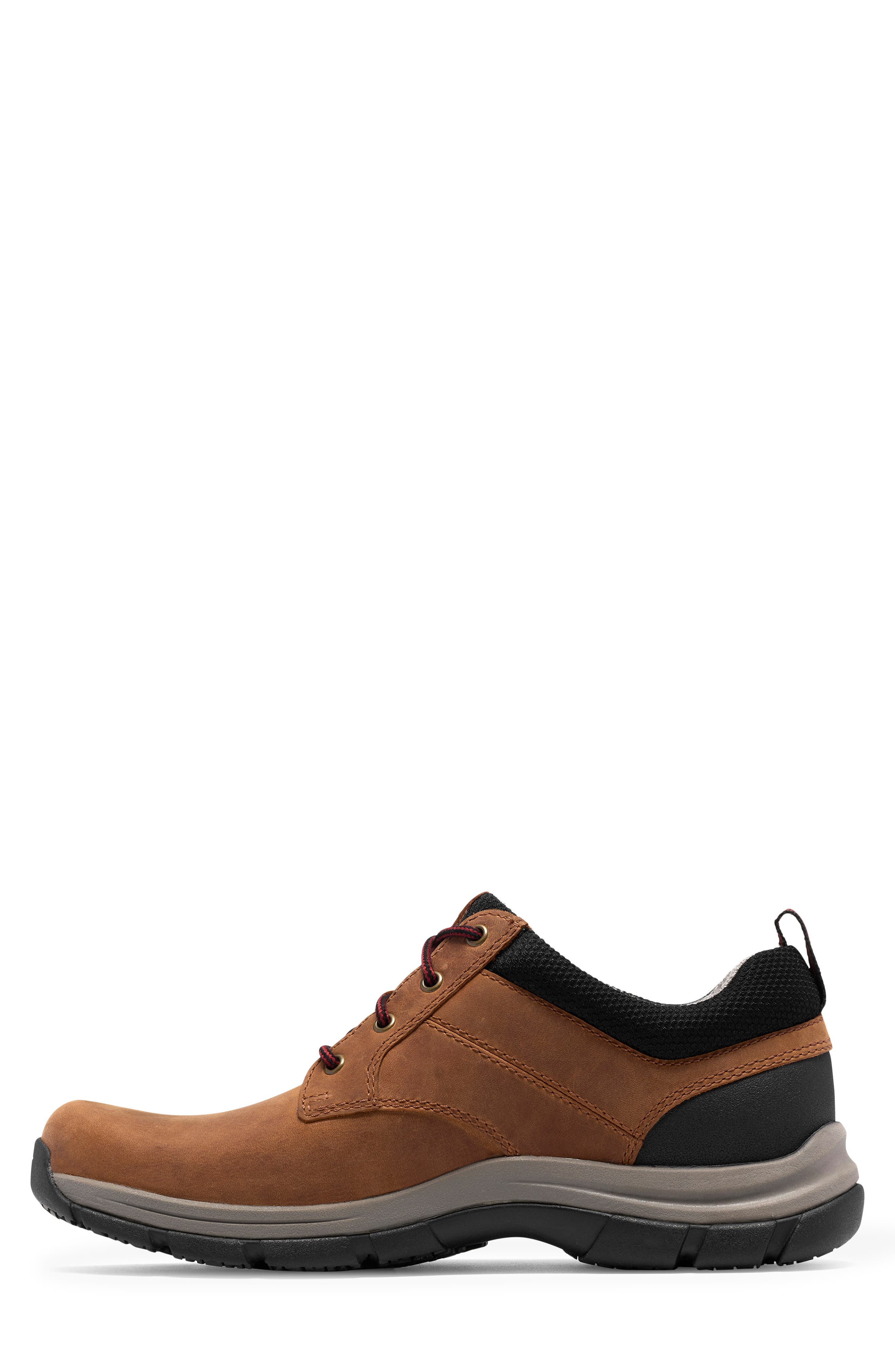 Walpath Low Leather Sneaker, Alternate, color, COLA NUBUCK