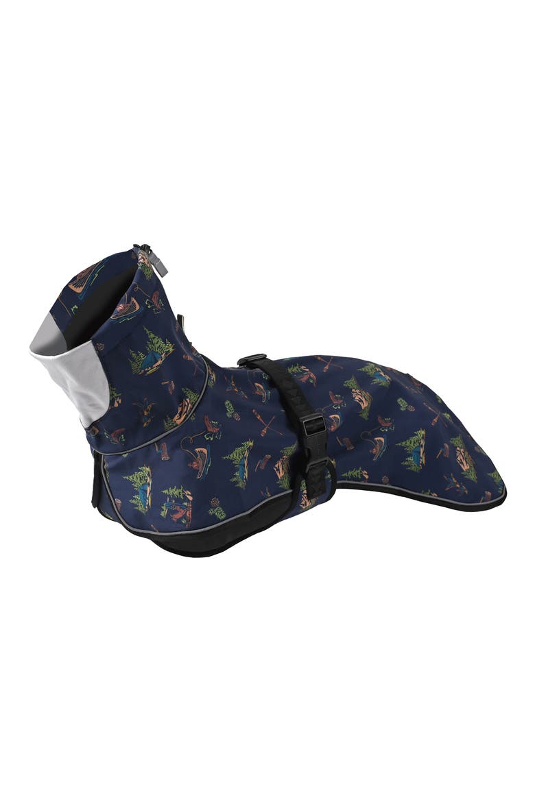 Waterproof Adventure Pet Coat, Alternate, color, CANOE CLUB