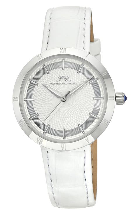 Monroe Leather Strap Watch
