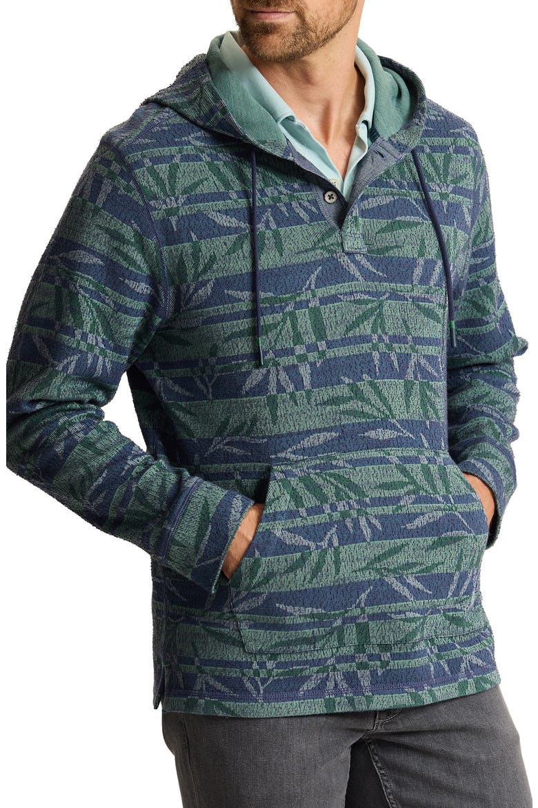 Frondline Baja Cotton Hoodie, Main, color, COASTLINE