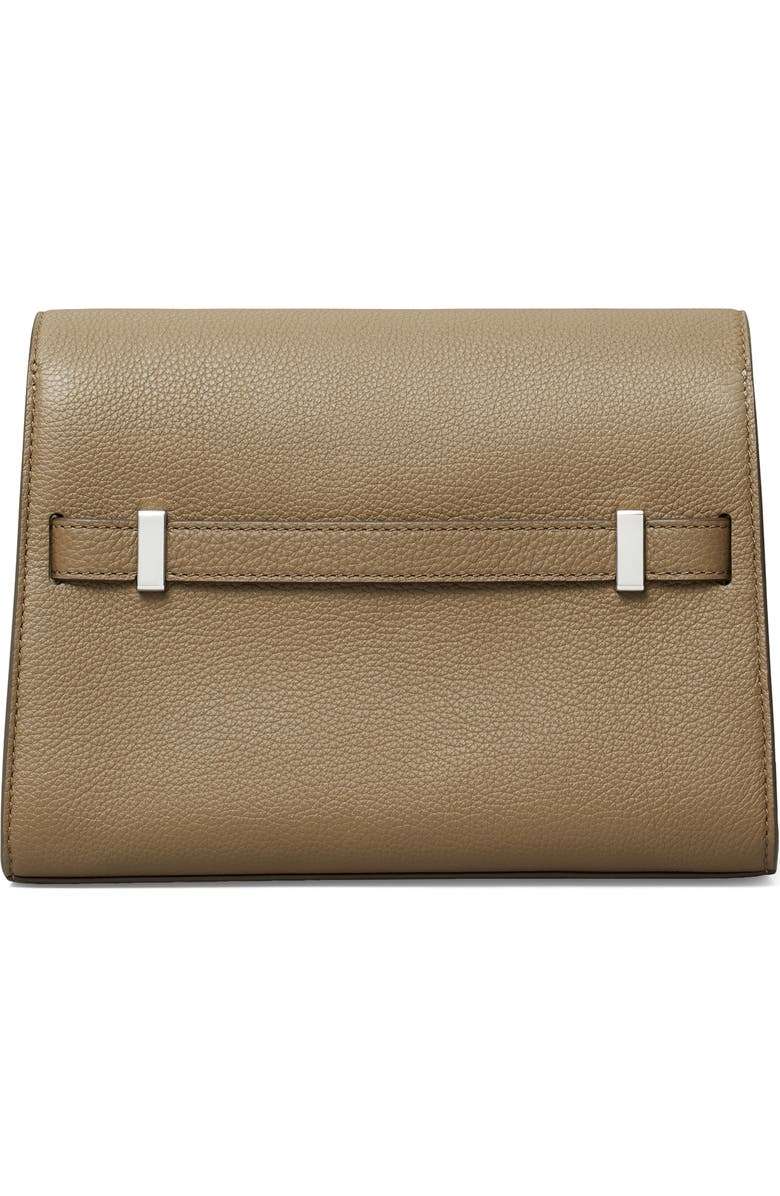 Tory Burch Lee Radziwill Colorblock Pebble Leather Shoulder Bag, Alternate, color,