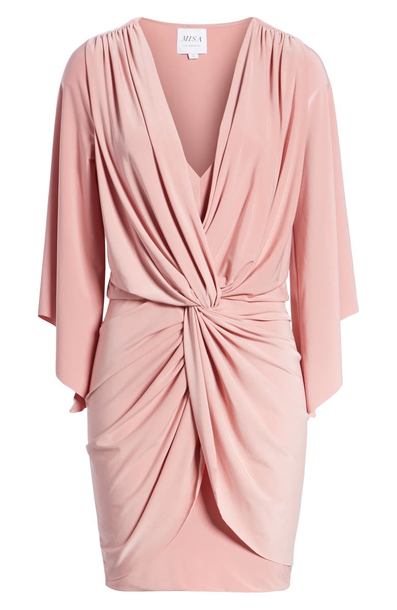 MISA Los Angeles Teget Knot Front Dress, Alternate, color, 