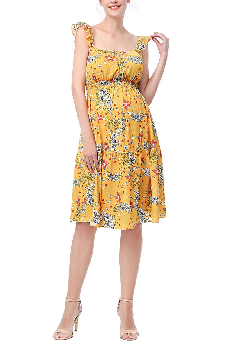 Jamie Maternity A-Line Dress, Main, color, Multicolored