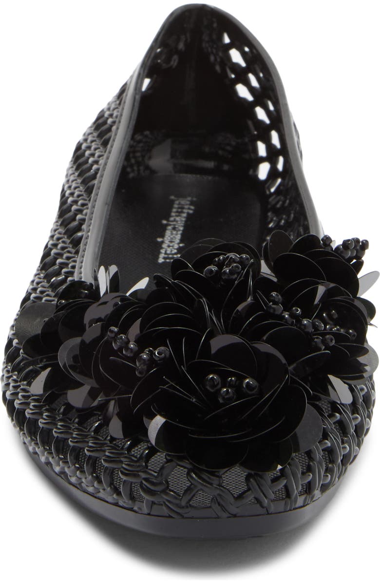 Jeffrey Campbell Whimzy Jelly Flat, Alternate, color, Black Combo