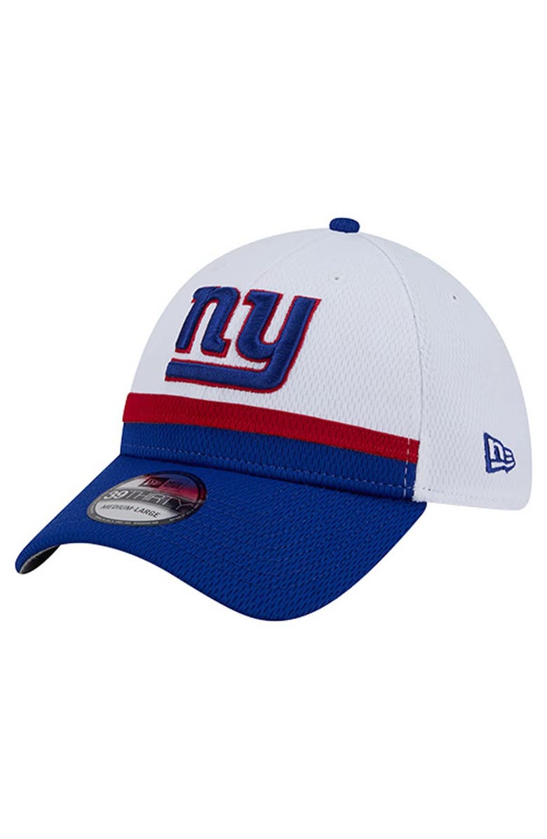 New Era Men's New Era  White/Royal New York Giants Dashmark Rays 39THIRTY Flex Hat, Main, color, White