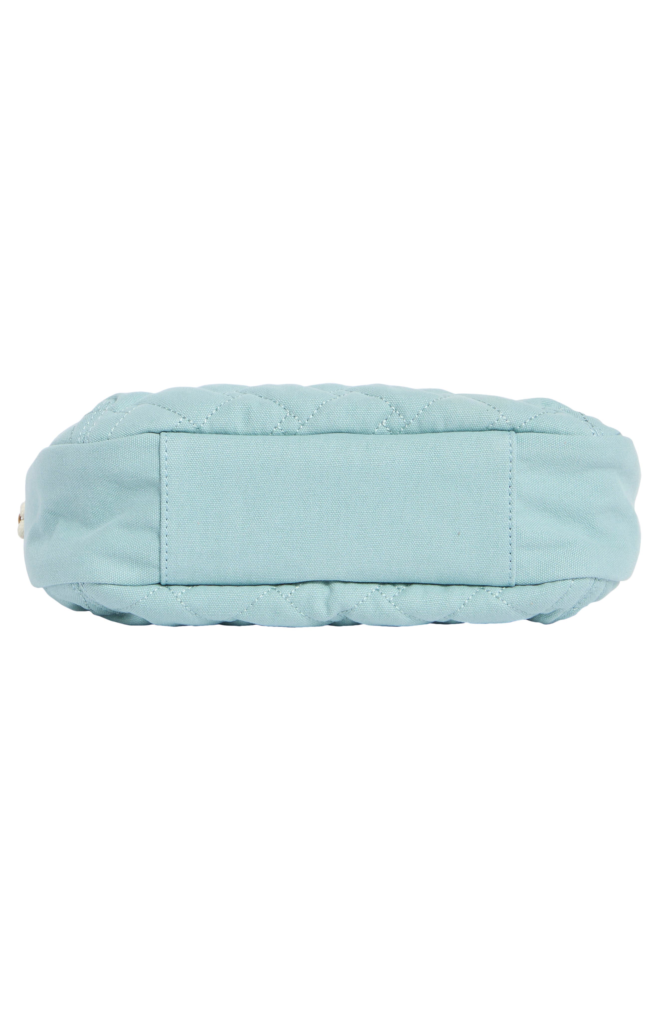 KG Kurt Geiger Angel Quilted Hobo Shoulder Bag, Alternate, color, Light/ Pastel Blue