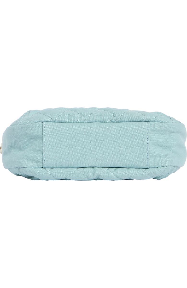 KG Kurt Geiger Angel Quilted Hobo Shoulder Bag, Alternate, color, Light/ Pastel Blue