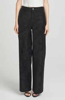 WAYF Freya Faux Suede Pants