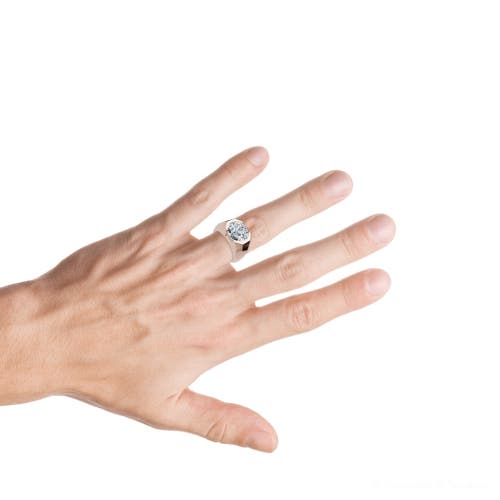 Bliss Diamond Bezel Diamond Ring 14k Gold Or Pt Lab Grown