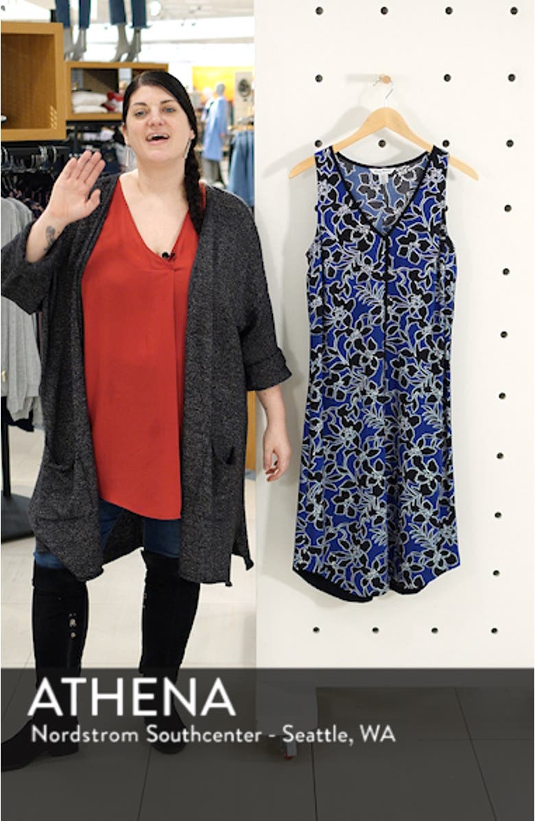 Forte Floral Shift Dress, sales video thumbnail