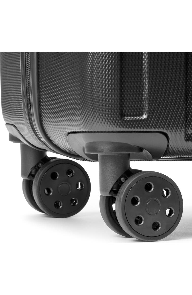 Marc New York Lotus 21" Upright Carry On Suitcase, Alternate, color, Black