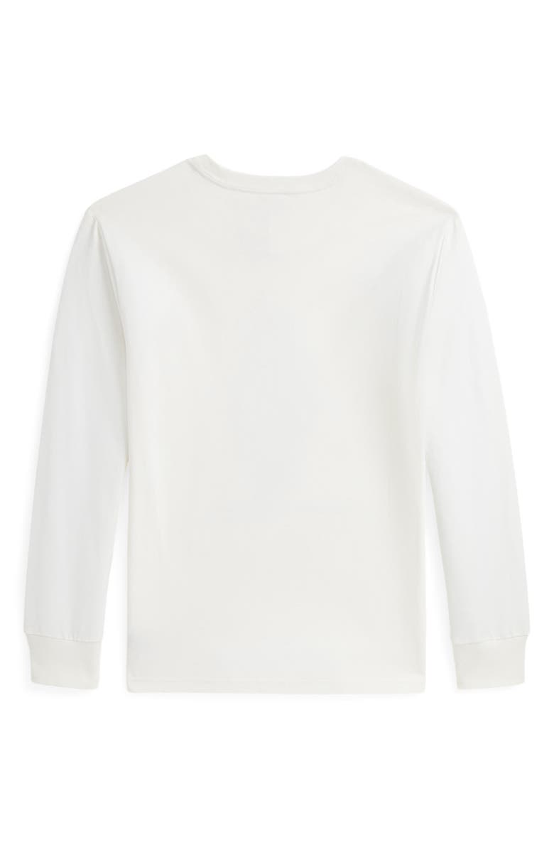 Polo Ralph Lauren Kids' Long Sleeve Jersey Graphic T-Shirt, Alternate, color,