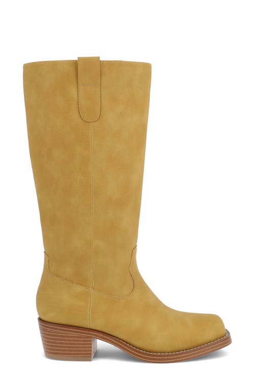 Mia Duston Riding Boot In Yellow