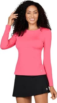 Sofibella UV Colors Womens Long Sleeve Tennis Shirt