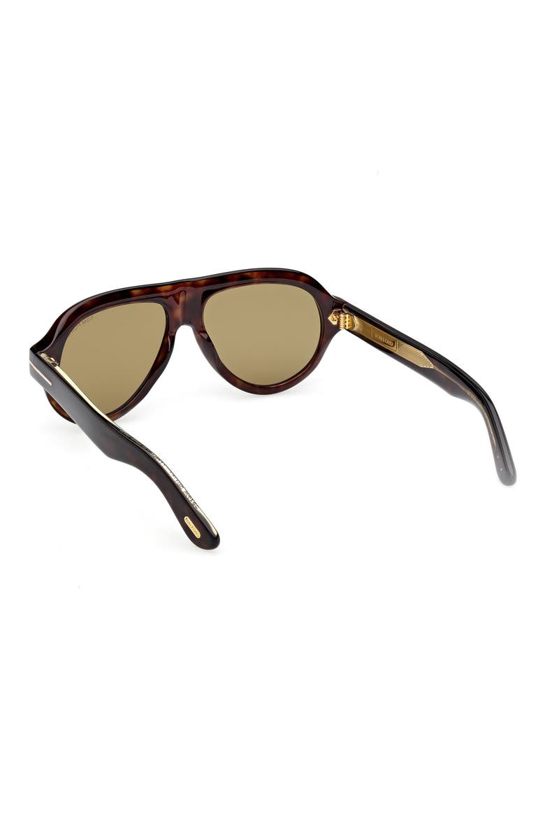 Icon 59mm Pilot Sunglasses, Alternate, color, SHINY CLASSIC DARK HAVANA